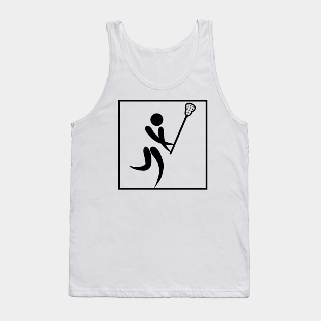 Lacrosse Sport Pictogram Tank Top by Tshirt114